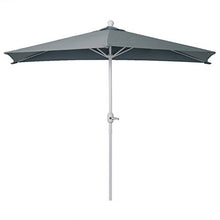 Mendler Ombrellone da Balcone salvaspazio Parla 145x285x252cm Antracite Senza Base