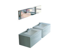 Set di mobili da Bagno Como Bianco Lucido Badm oebel di Jet di Linea