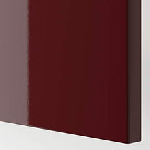 SELSVIKEN frontale/cassetto 60x38 cm lucido rosso scuro-marrone