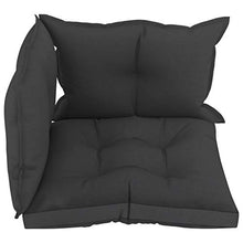 Goliraya Cuscini per Divani su Pallet 3 pz in Tessuto Nero/Grigio Talpa/Crema,Cuscino Quadrato,Cuscino da Esterno,Cuscino per Divano,Cuscino Pallet