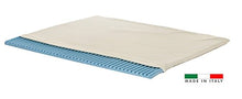 Materassimemory.eu Topper Memory Foam Singolo Mis. 80x200 Alto 5cm Memory Foam Rivestimento Aloe Vera Sfoderabile
