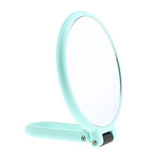 Doppio lato specchio stand normale e 5x 10x ingrandimento maniglia regolabile verde