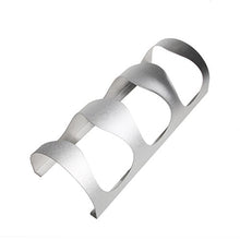 Henan - Supporto da parete in acciaio INOX, per 3/4 bottiglie