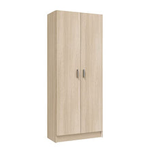 Easy Home Kawai A9 Armadio Multiuso, Legno_Composito, Naturale, 180 X 73 X 37 Cm