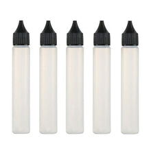 Trasparente Bottiglia da Incasso da Incasso da 10ml a Forma di Penna da 30 ml con Bottiglia di ecig Liquido Vuoto Lungo Bottiglia Sottile Bottiglia di Vetro (Color : Mix cap, Specifications : 30ml)