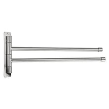 Sumnacon - Barra portasciugamani, in acciaio inox, 2 barres-35cm