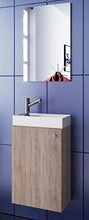 Mobile Lavabo Quercia Sonoma Lavandino con Armadio o Specchio