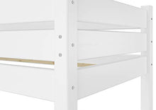 Erst-Holz Letto a Castello per Adulti Bianco 100x200 nicchia da 100cm DIVISIBILE 60.16-10WT100