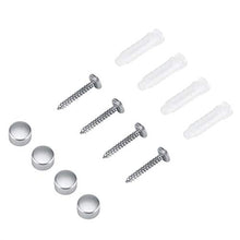 Portasciugamani in alluminio Space portasciugamani con 5 accessori da bagno per bagno a gancio