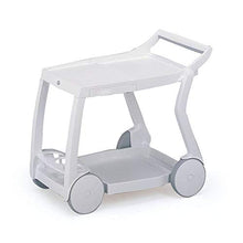 Carrello di Servizio Pieghevole per Esterni con Ruote Colorate - Carrello di Servizio Rigor/Bianco