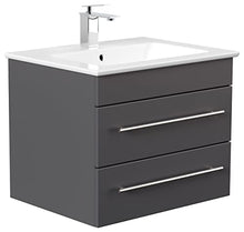 Mobile bagno con lavabo Villeroy & Boch Venticello 65cm antracite satinato