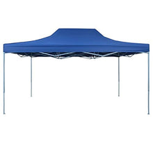 vidaXL Tenda Pieghevole Pop-up 3x4,5 m da Giardino Blu Tendone Gazebo da Party