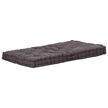 OUSEE Cuscini per Pallet e Pavimento 2 pz in Cotone Antracite