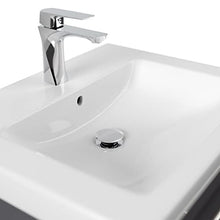 emotion SUBWAY2-0-60CM000104DE - Lavabo con mobiletto, in Legno, 56 x 45 x 44,5 cm, Colore: Antracite Lucido