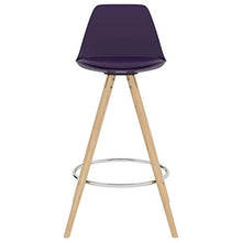 vidaXL Set da Bar 7 pz Viola