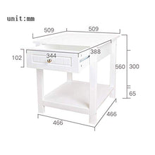 DGHJK Mobili per la casa, Comodino Bianco Comodino Comodino Camera da Letto Set Organizer in Legno Armadio con cassetti