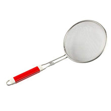 UPKOCH setacci da Cucina in Acciaio Inossidabile a Maglia fine con Manici in plastica per Cottura Dimensioni Cottura m 18 cm (Rosso)