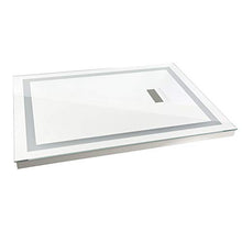 Flyelf 600x800mm Specchio da Parete da Bagno, con Due Altoparlanti Bluetooth, Controllo Tattile Illuminato Dimmerabile