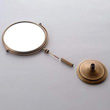 Hancoc. retrò Desktop Rotondo Verticale bifacciale Rotante a Specchio Triplo Specchio Bagno Specchio di vanità Specchio di vanità