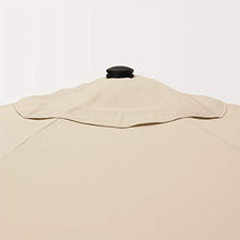BETSÖ/VÅRHOLMEN ombrellone 243x Ø300 cm marrone effetto legno/beige