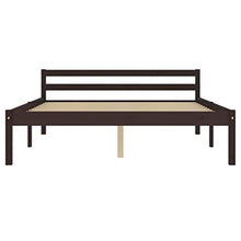SKM Giroletto con 4 Cassetti Marrone Scuro Legno di Pino 140x200 cm (40.1kg)