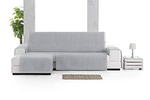 Eysa Levante - Salvadivano con penisola, Colore 06-Griggio, 240 cm sinistra vista frontale