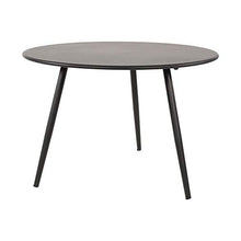 Gartentraum Tavolo Rotondo da Giardino per Salotto - Nero - Moderna Black / 35x45cm (HxDm)
