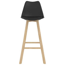 vidaXL Set da Bar 3 pz Nero