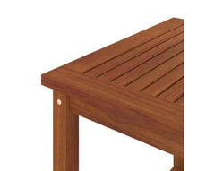 Dioche Comodino, design industriale, comò con ripiano in legno di acacia massiccio, 45 x 45 x 45 cm