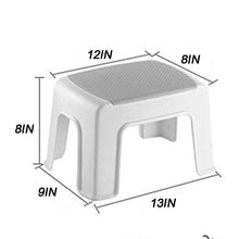 Plastic Sgabello bambini, a strati Panchina, Household moderno semplice Moda Tavolo Sgabello, Bagno Sgabello (Color : Blue)