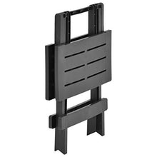 E E-NICES Tavolo da Giardino Pieghevole Antracite 45x43x50 cm in Plastica