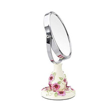 KK Timo. Specchio Trucco Vintage, Specchio 360 °;Supporto Girevole, Ingrandimento 1X E 3X, Specchio Cosmetico Rotante Doppio Laterale Doppio Rotante