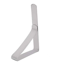 Changor, clip per tovaglia, in acciaio inox, 10,5 x 7 cm
