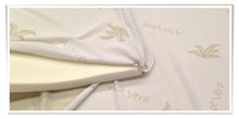 miasuite i sogni italiani Topper CORRETTORE in MEMORYFOAM per Materasso Misura Francese 140x190 Altezza 5 CM SFODERABILE Aloe Vera