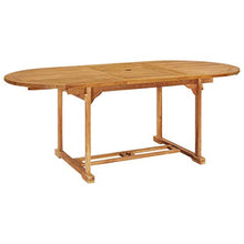 SKM Set da Pranzo da Giardino 7 pz in Legno Massello di Teak (78.77kg)