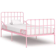 SKM Giroletto con Doghe Rosa in Metallo 100x200 cm