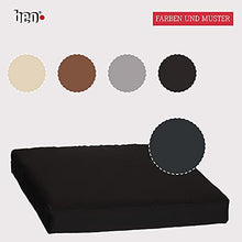 beo LKP 60x60PY202 Cuscino Lounge per Divano con Chiusura Lampo e Tessuto Idrorepellente, Anthrazit, Glatt 60x60 cm