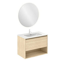 Amizuva Niwa Mobile da bagno, in legno, 80 cm, 3 pezzi