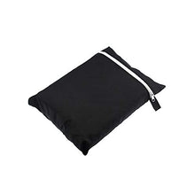 ZZGood All'aperto Cuscino per mobili da Giardino Borsa di stoccaggio Borsa Multi-Funzione, Resistente all'Acqua, Custodia, Nero
