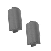 B Blesiya 2 Pezzi Cuscino 35x15x6cm per Sedia da Giardino Pieghevole - Grigio