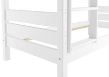 Erst-Holz Letto a Castello Bianco separabile per Adulti 100x200 e Due Cassettoni 60.16-10WT100S2