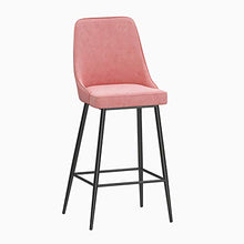XIAOQIAO Sgabelli da Bar, seggioloni ad Altezza Fissa 65 cm / 70 cm / 75 cm, con Schienale Alto ed ergonomico, Dotati di Cuscino Morbido e Confortevole, Multiuso