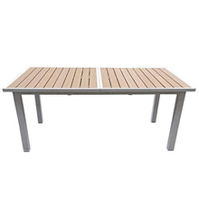 Paniate Design Tavolo Allungabile Giannutri 90x180/240 in Alluminio e Polywood - Bianco