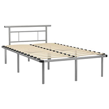 vidaXL Giroletto Grigio in Metallo 120x200 cm