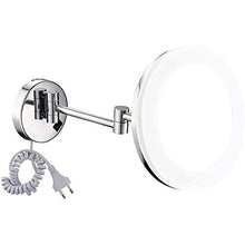 WZM Vanity 8 Pollici Specchio Ingranditore 10X Illuminato Specchio per Il Trucco a Parete Specchio Acrilico Luce Fredda Luce Calda .Specchio