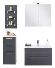 Set di mobili da bagno SANTINI 75 (4 pezzi) Antracita satinado