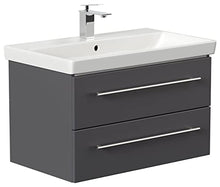 Mueble de baño con Lavabo Villeroy & Boch Avento 80 cm antracite satinato