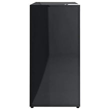 vidaXL Credenza Nero Lucido 80x36x75 cm in Truciolato