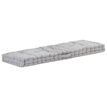 vidaXL Cuscino per Pallet e Pavimento in Cotone 120x80x10 cm bordò