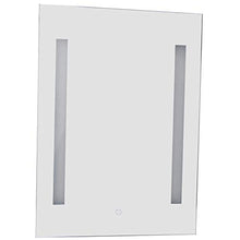 Specchio da bagno a LED, Specchio Luce LED con Illuminazione Interruttore per il Bagno con interruttore a sensore, 50 x 70 x 4 cm(220V)